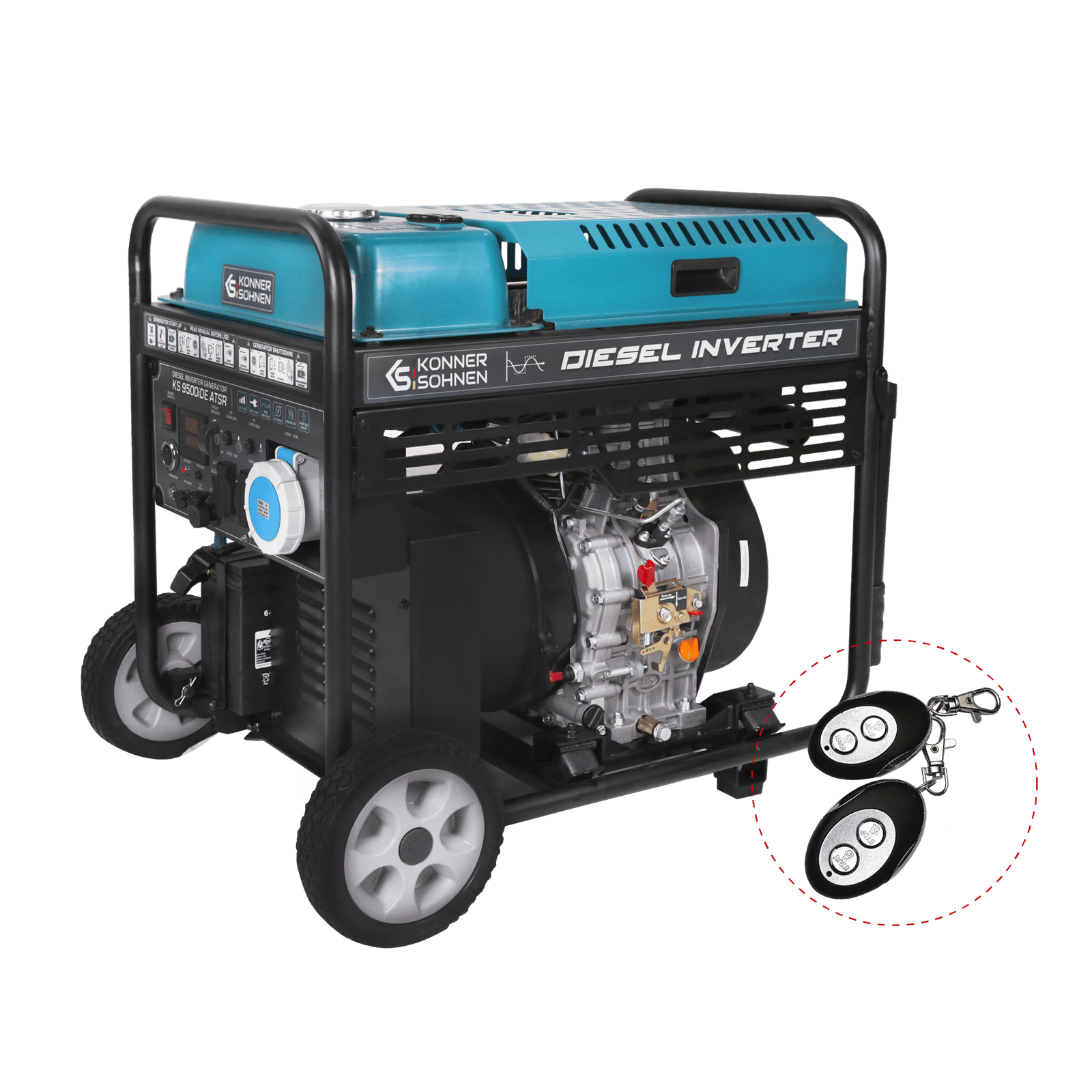 Diesel inverter generator KS 9500iDЕ ATSR