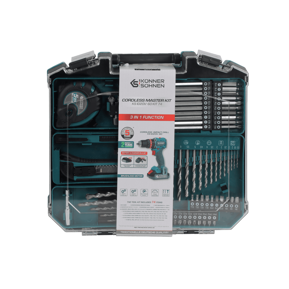 Cordless Master Set KS ID20V-60 KIT 74