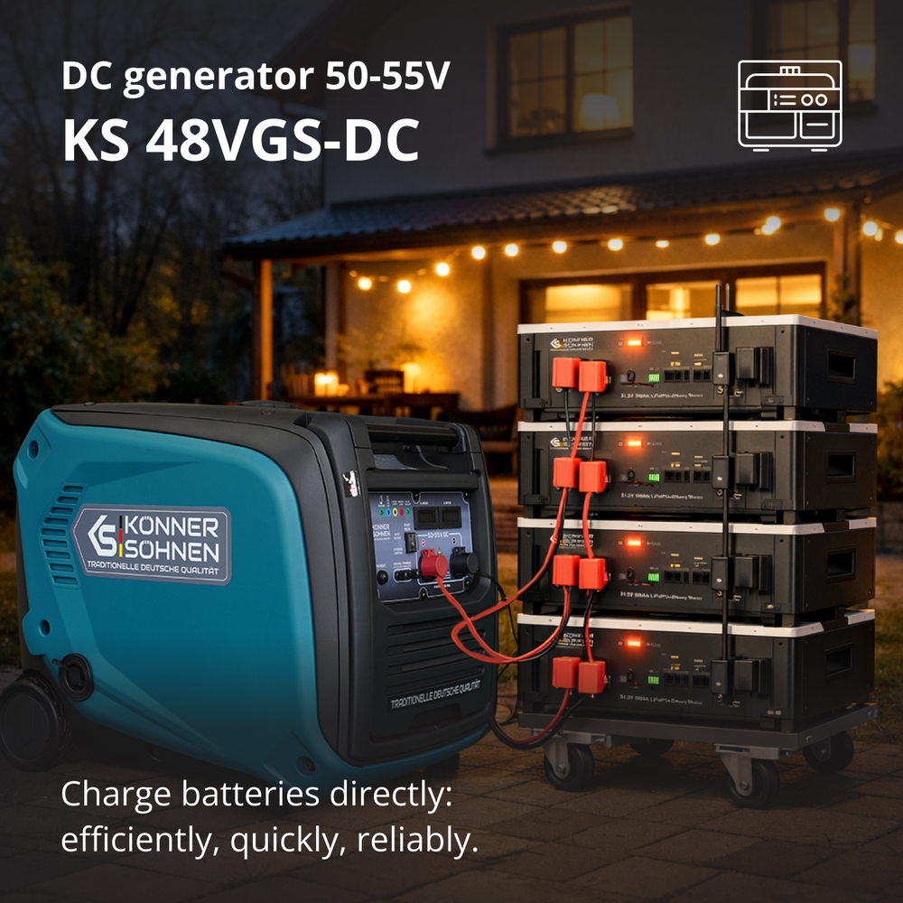 مولد تيار مستمر KS 48VGS-DC، إصدار 50–55 فولت