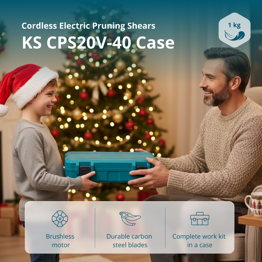 مقصات تقليم كهربائية لاسلكية KS CPS20V-40 مع حقيبة