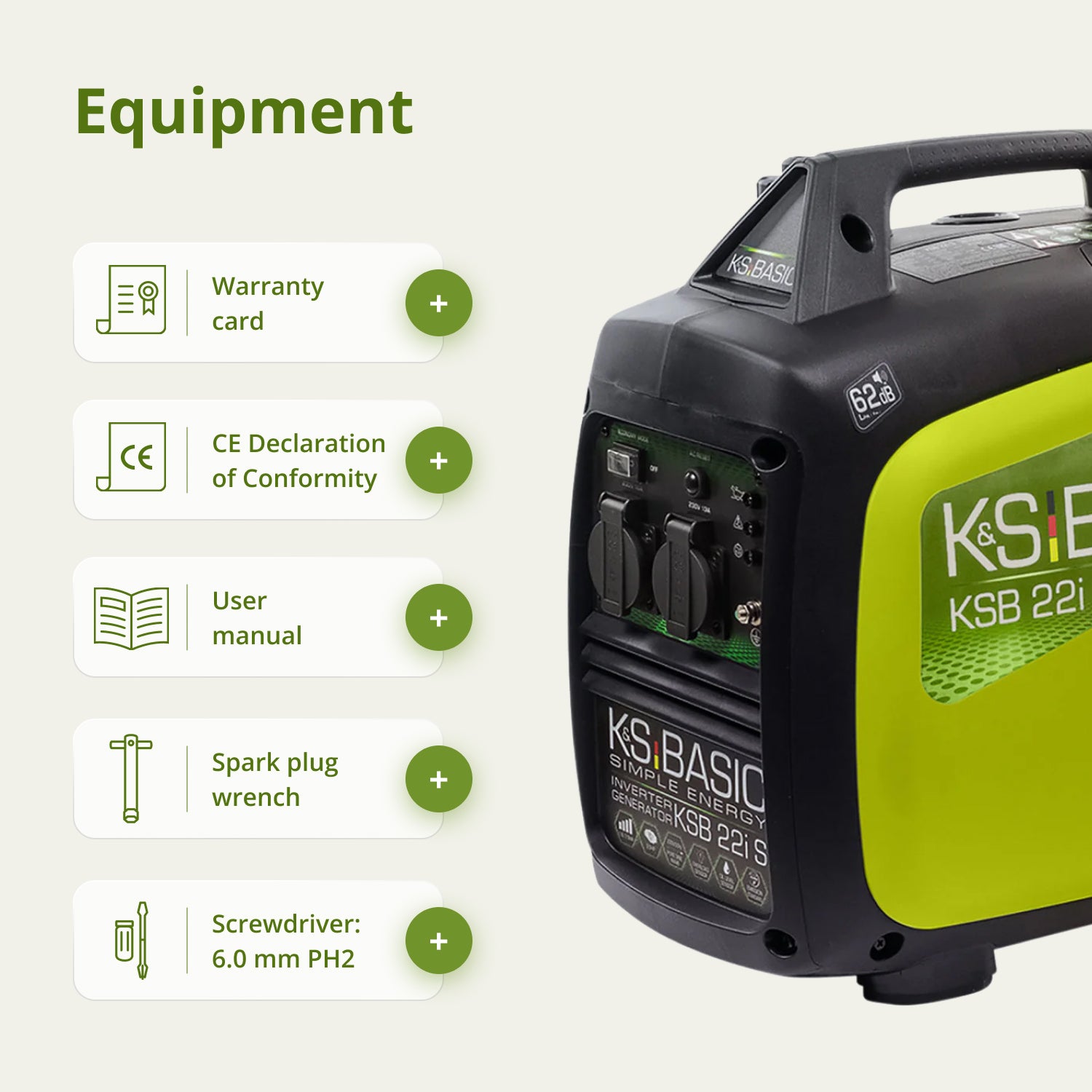 مولد عاكس KSB 33i S