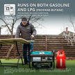 LPG/Gasoline Generator "Könner & Söhnen" KS 3000G (Refurbished Excellent) thumbnail