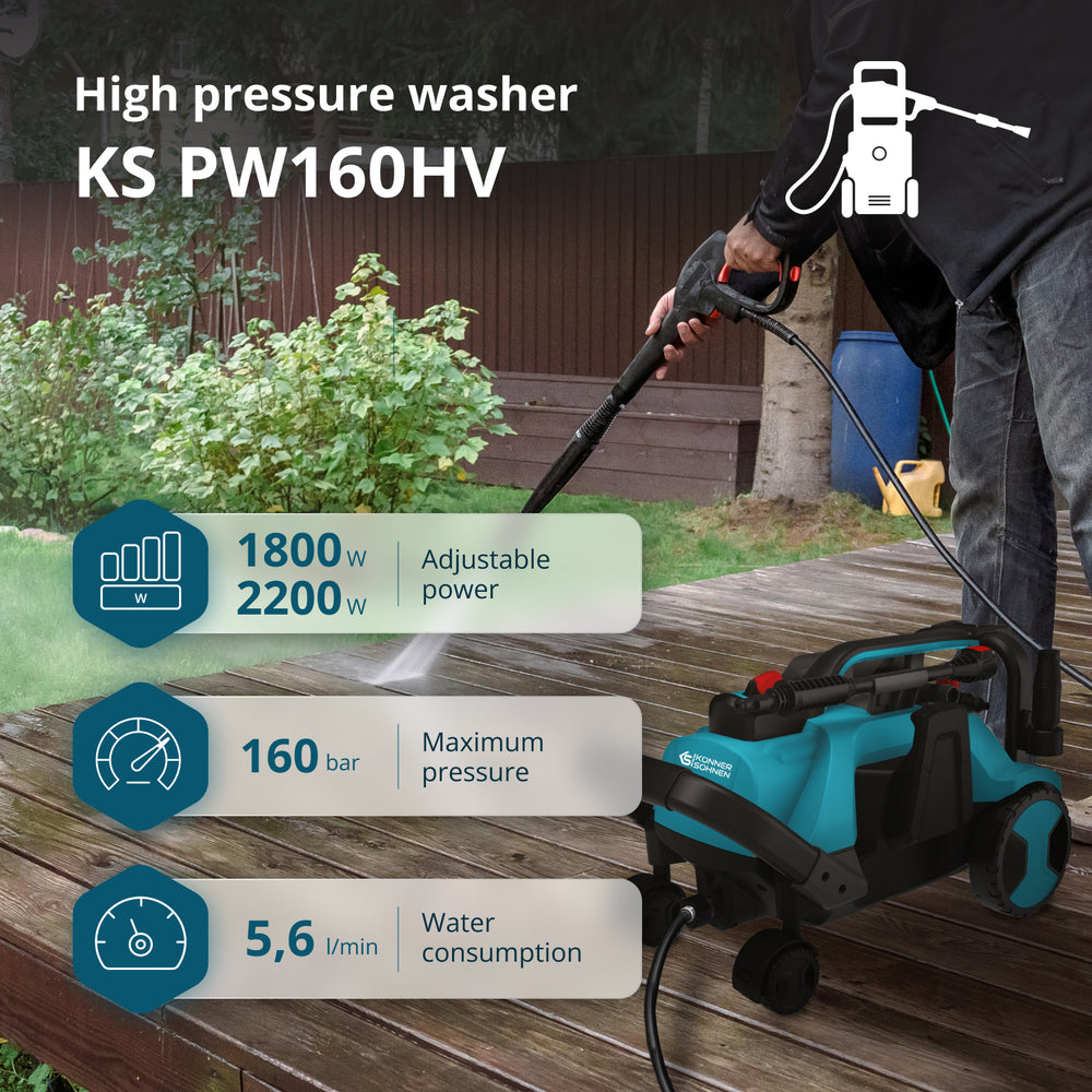 غسالة ضغط عالي KS PW160HV