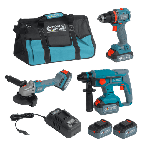 مجموعة ماستر اللاسلكية 3 في 1 KS RHAGD 20V SET 3
