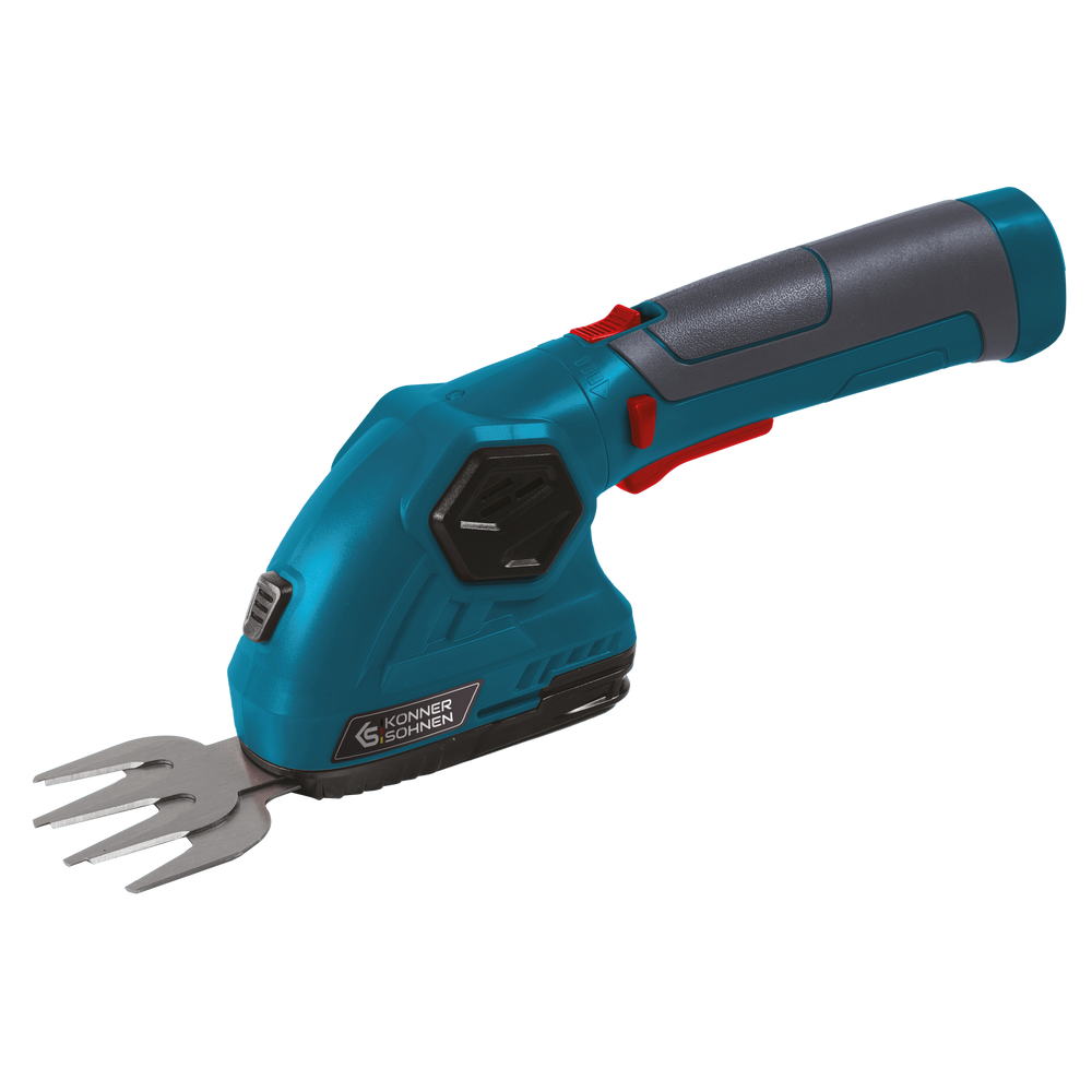 Cordless 2 in 1 Grass Shear and Hedge Trimmer with Telescopic Extension Pole KS SHT-8V + Extension Pole