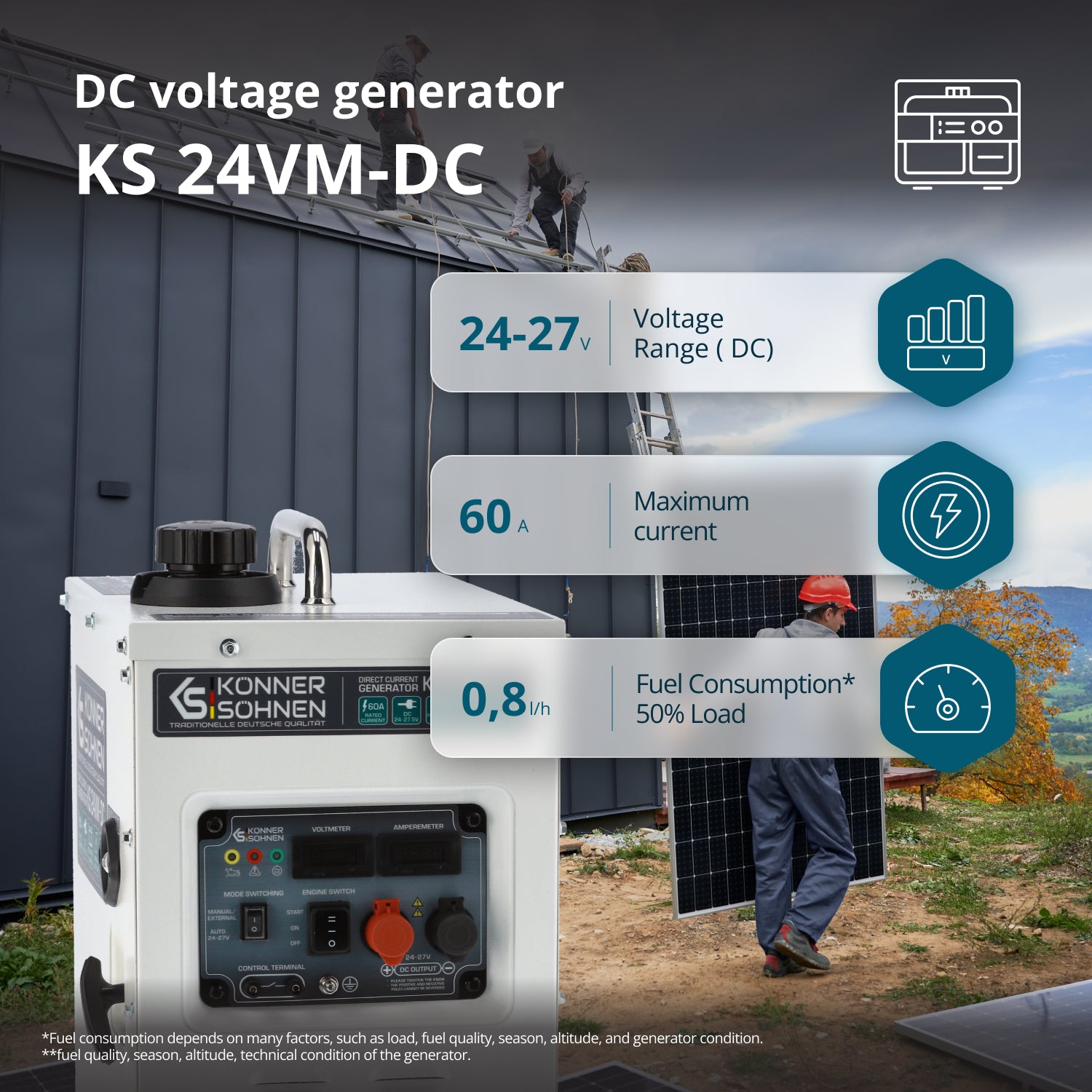 مولد جهد ثابت KS 24VM-DC
