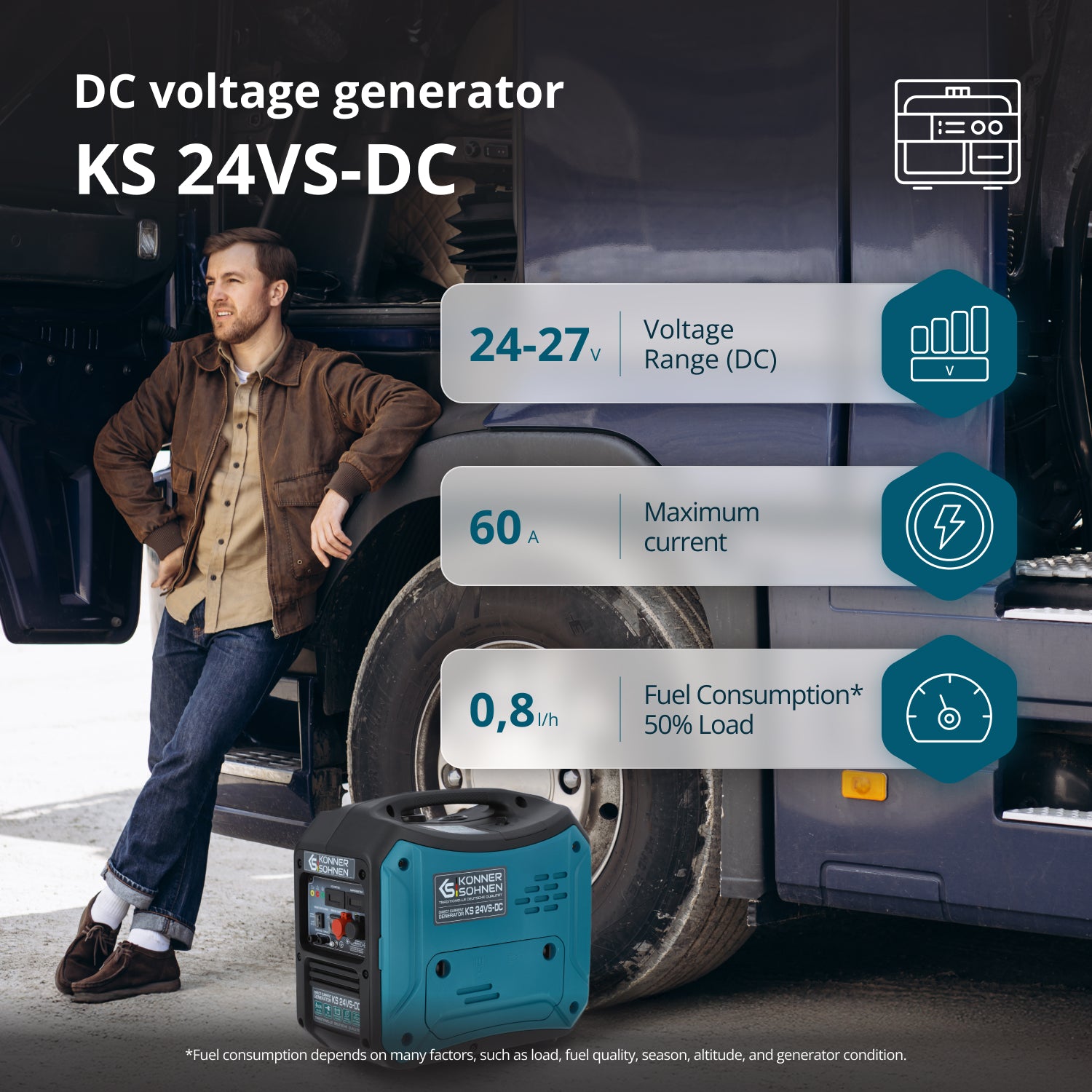 مولد جهد ثابت KS 24VS-DC