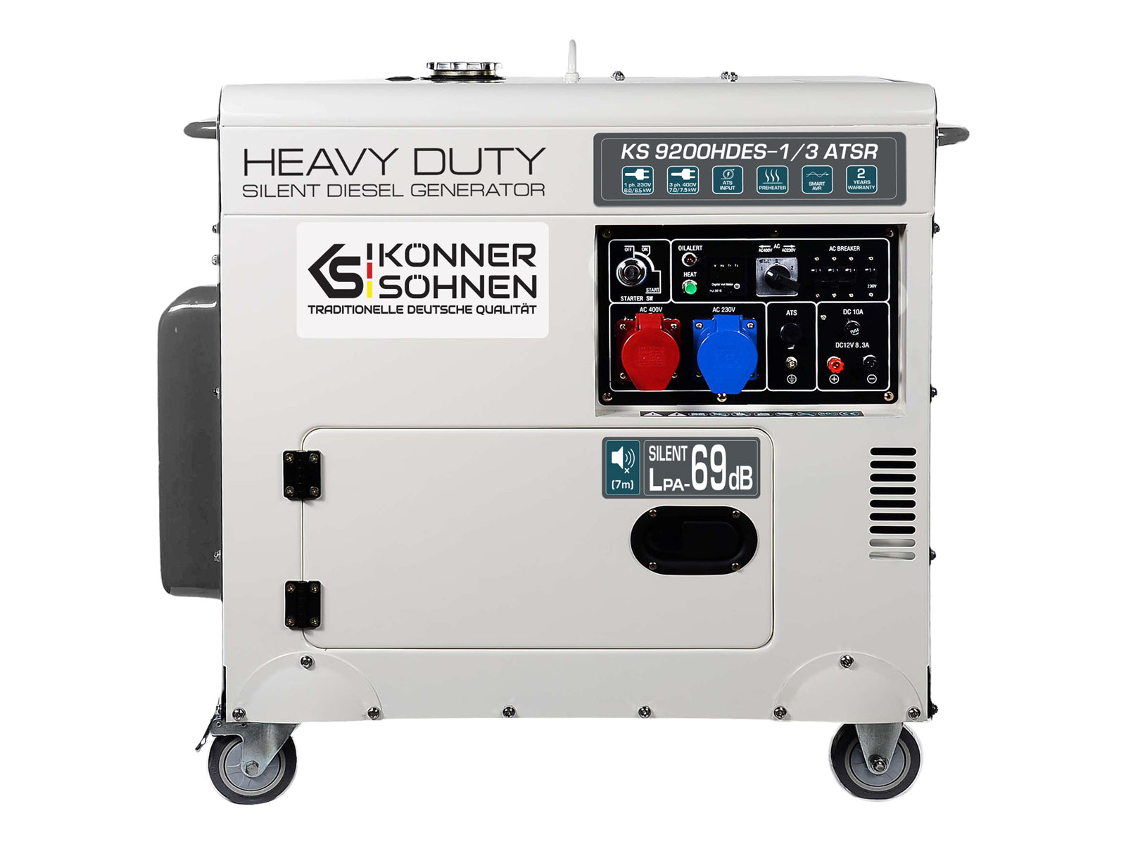مولد ديزل "Könner & Söhnen" KS 9200HDES-1/3 ATSR (EURO V)
