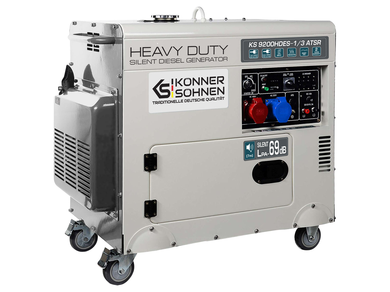 مولد ديزل "Könner & Söhnen" KS 9200HDES-1/3 ATSR (EURO V)