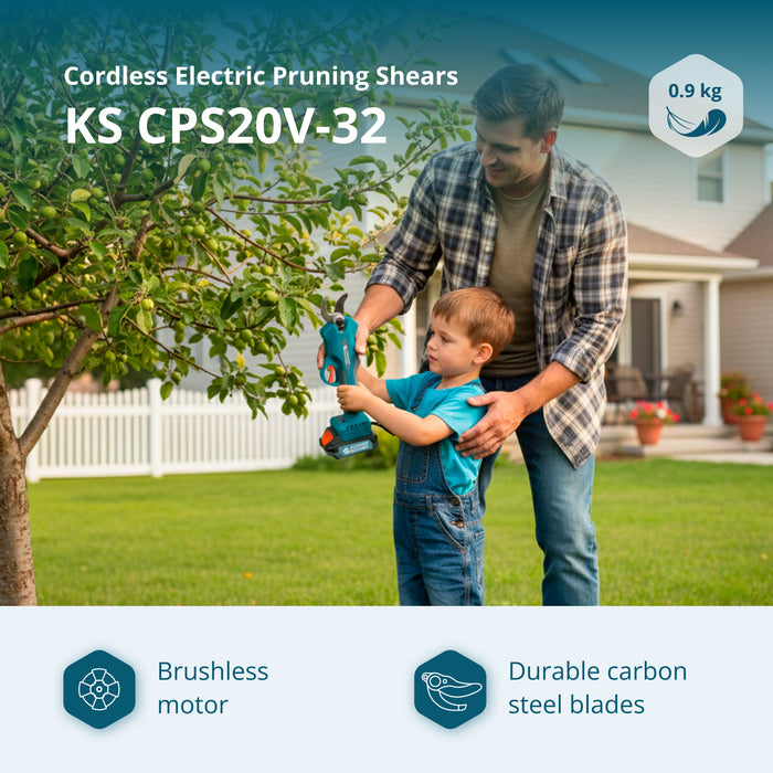 مقصات تقليم كهربائية لاسلكية KS CPS20V-32