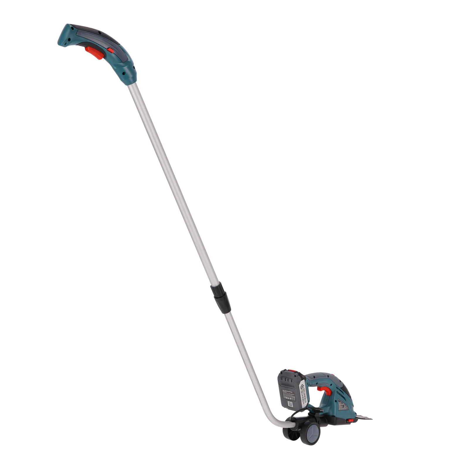 Cordless 2 in 1 Grass Shear and Hedge Trimmer with Telescopic Extension Pole KS SHT-20V + Extension Pole