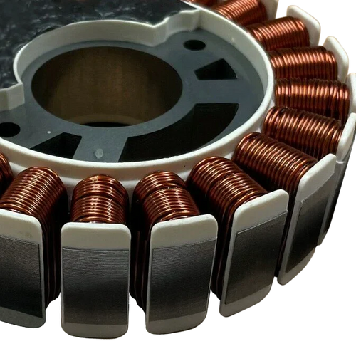 Alternator with 100% copper winding