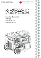 Inverter Generator KSB 55i, KSB 80iE-1/3, KSB 110iE-1/3