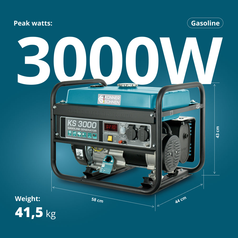 مولد بنزين "Könner & Söhnen" KS 3000