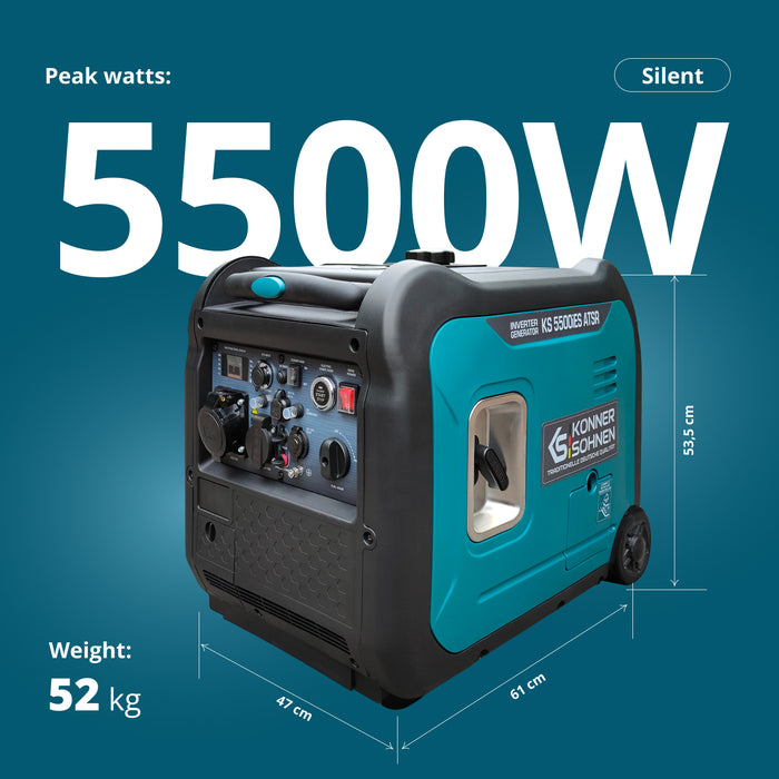 مولد عاكس KS 5500iE S ATSR
