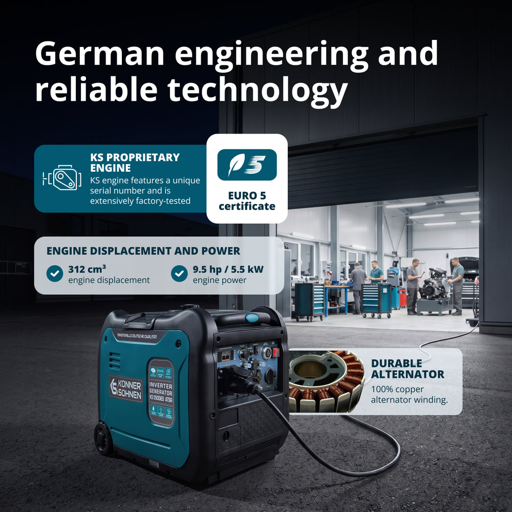 مولد عاكس KS 5500iE S ATSR