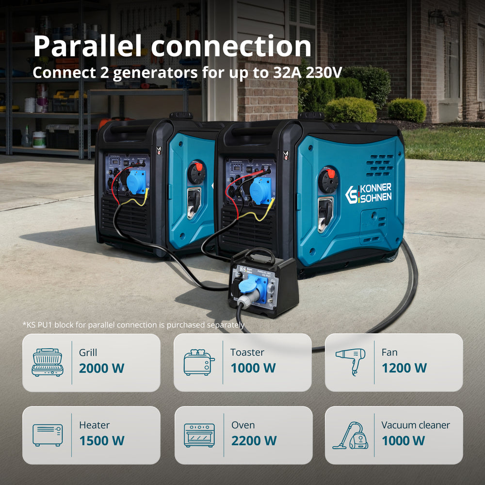 مولد عاكس KS 6000iE S