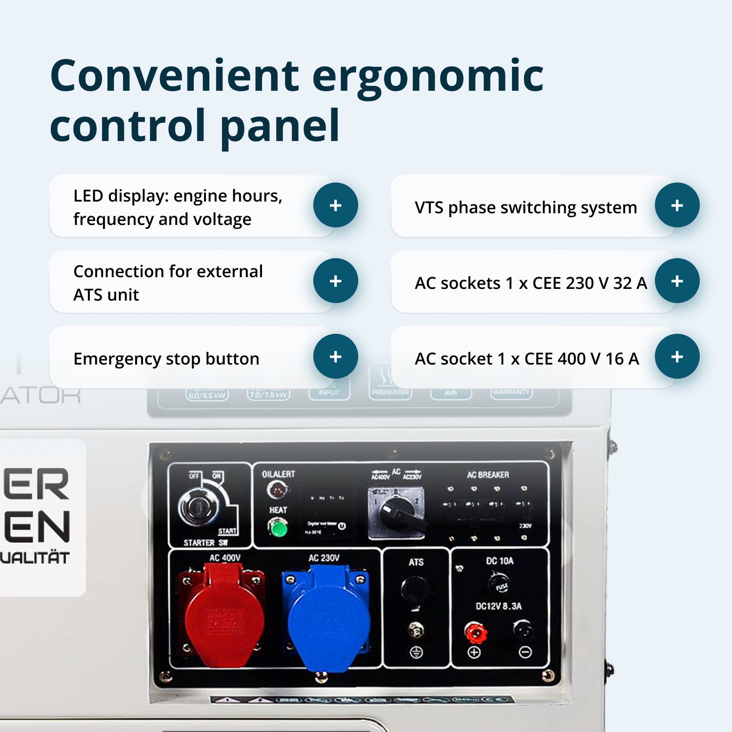 مولد ديزل "Könner & Söhnen" KS 9200HDES-1/3 ATSR (EURO V)