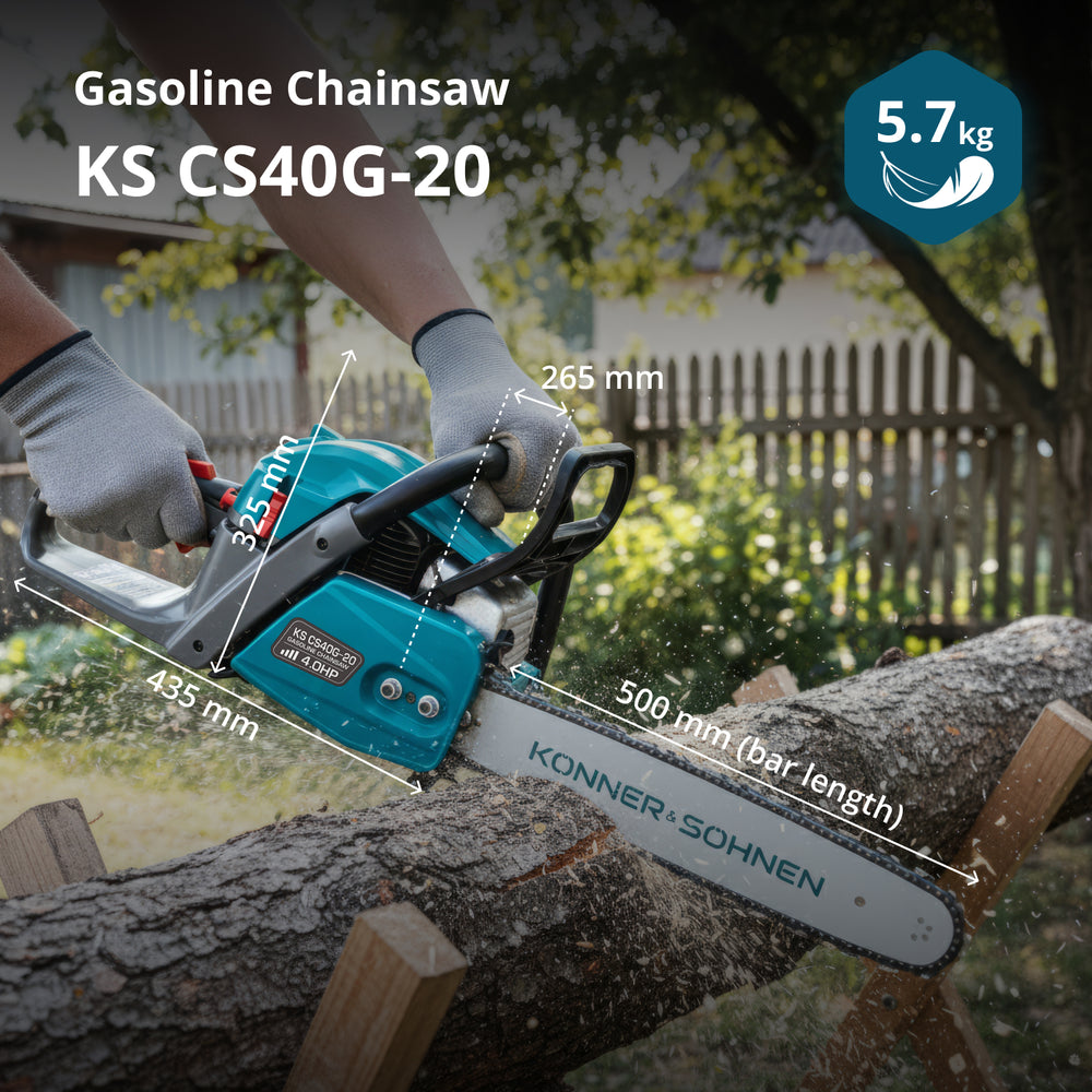 منشار سلسلة يعمل بالبنزين KS CS40G-20
