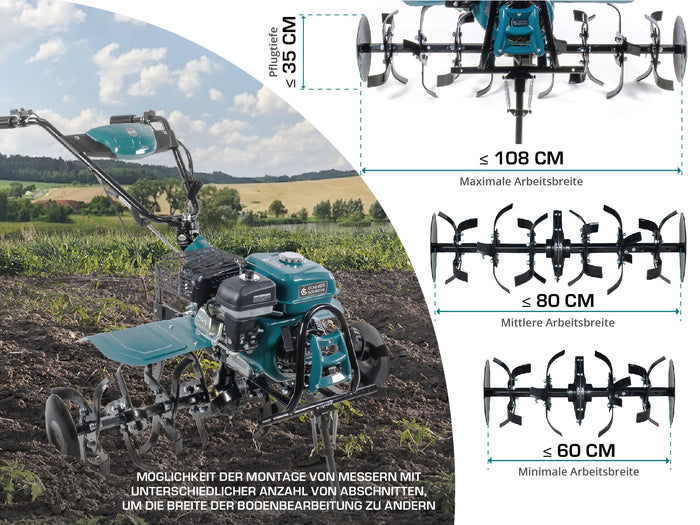 محراث بنزين KS 7HP-1050G