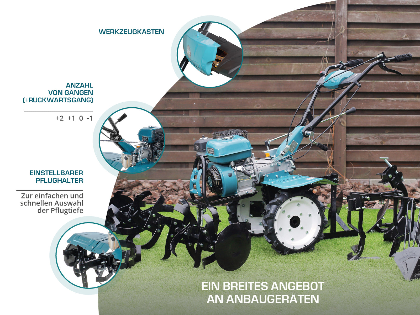 Gasoline tiller KS 7HP-1050G
