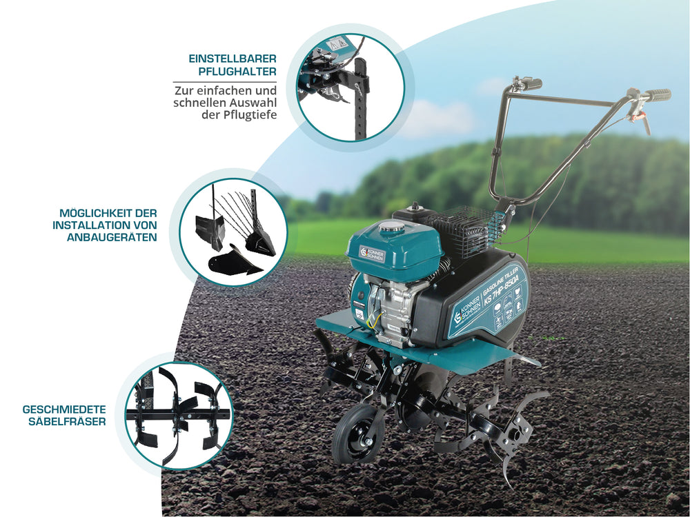 آلة حرث تعمل بالبنزين KS 7HP-850A
