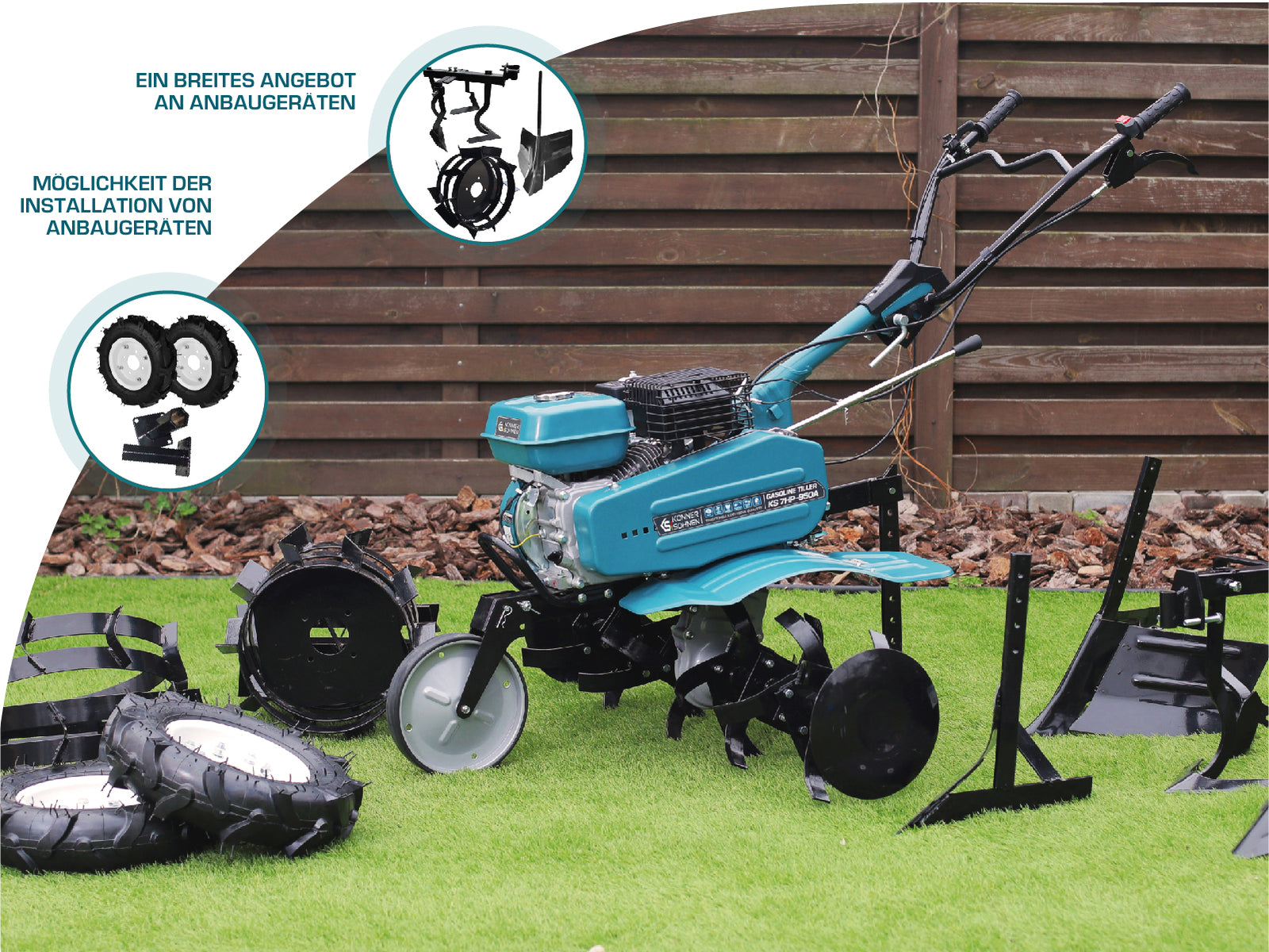 Gasoline tiller KS 7HP-950A