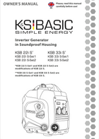 مولد عاكس في غلاف عازل للصوت KSB 22i S، KSB 33i S