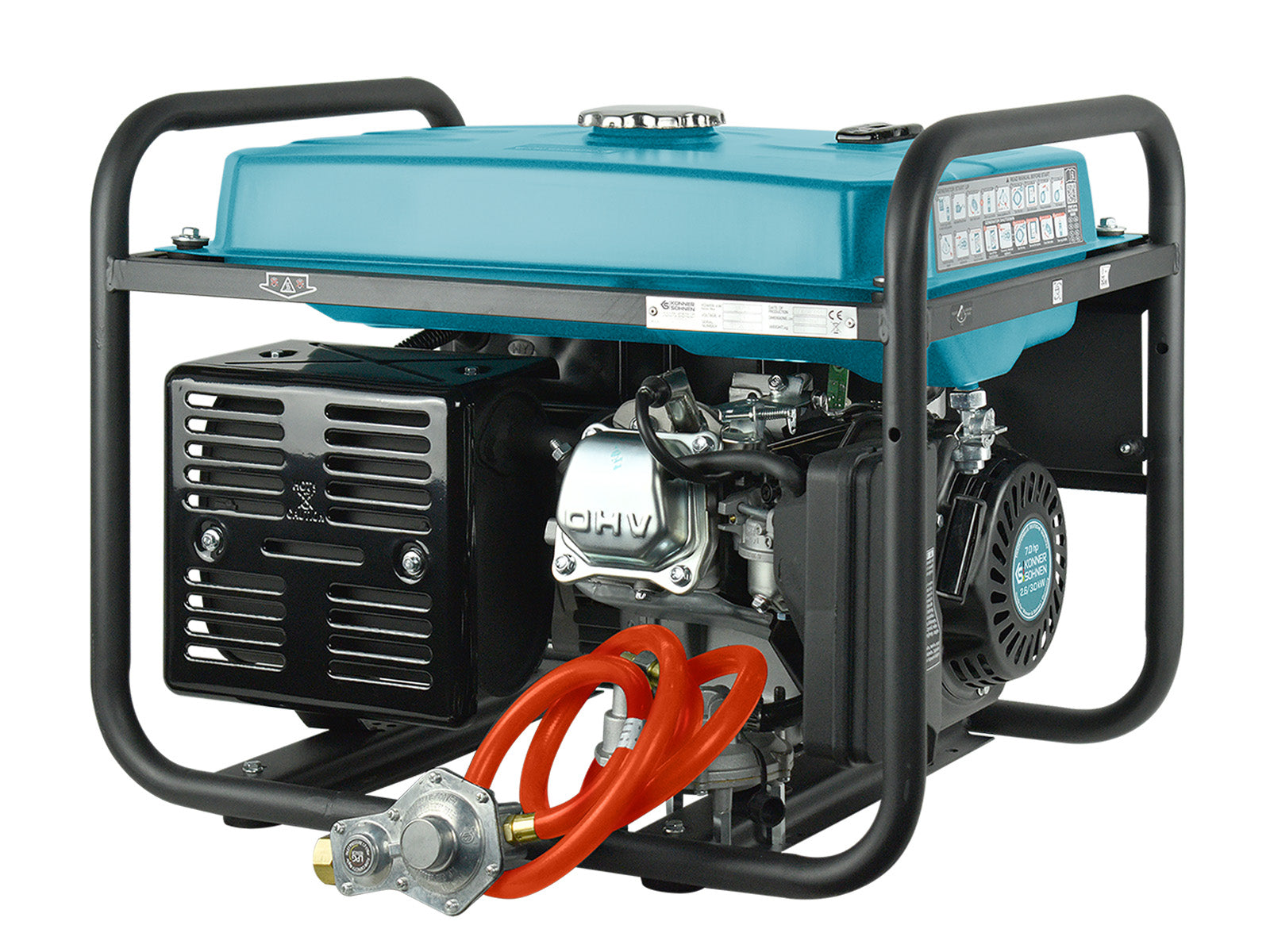 LPG/Gasoline Generator "Könner & Söhnen" KS 3000G (Refurbished Excellent)