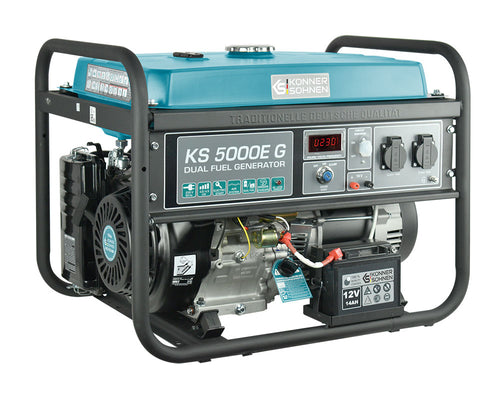 مولد غاز البترول المسال/البنزين "Könner & Söhnen" KS 5000E G