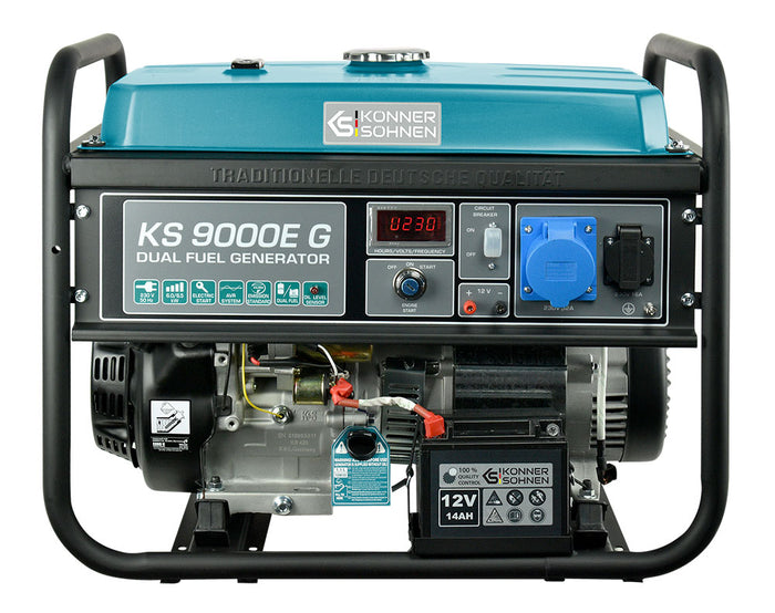 مولد غاز البترول المسال/البنزين "Könner & Söhnen" KS 9000E G