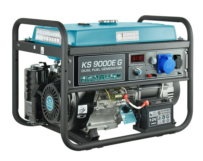 مولد غاز البترول المسال/البنزين "Könner & Söhnen" KS 9000E G