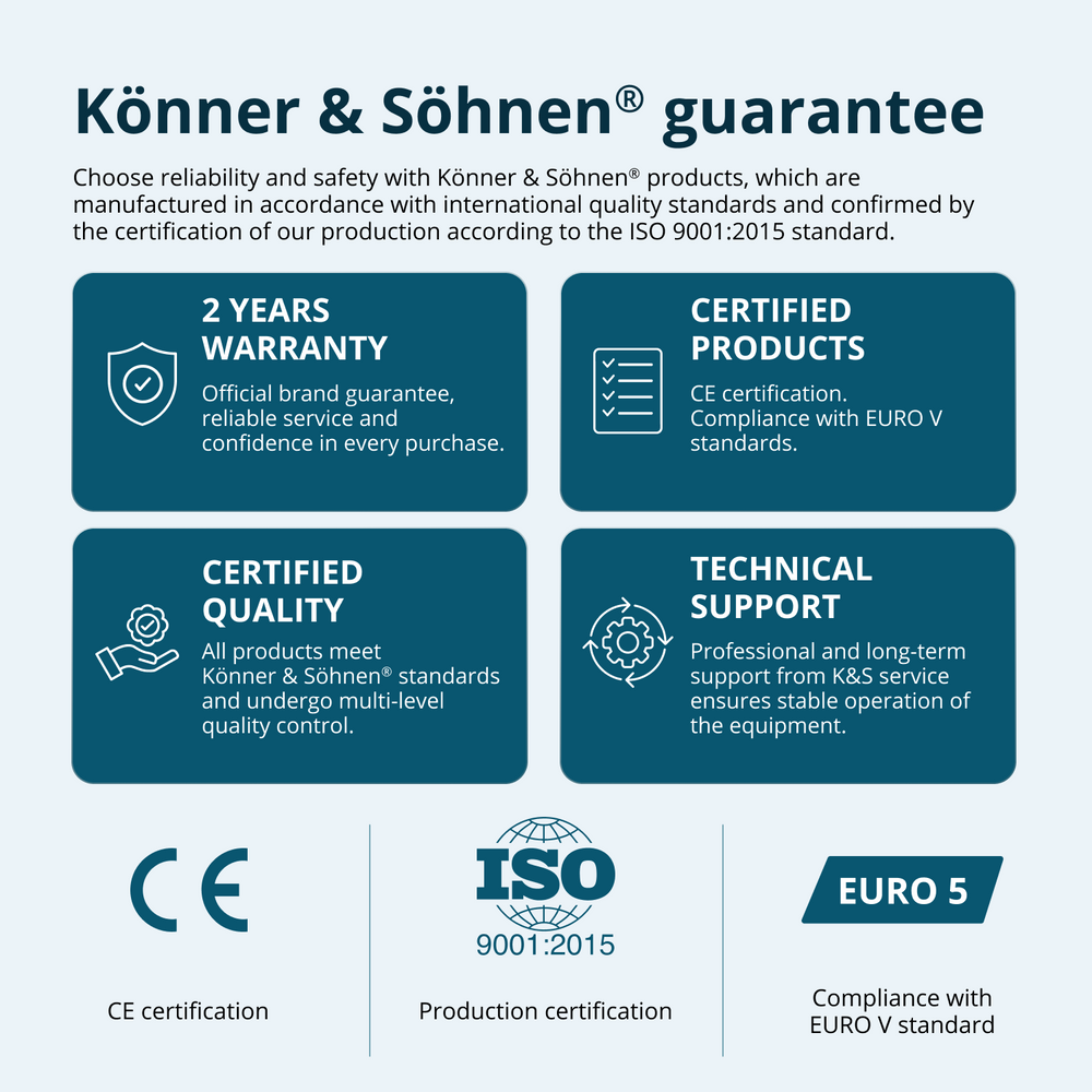KS 48VS-DC Direct Current Generator, version 50–55V