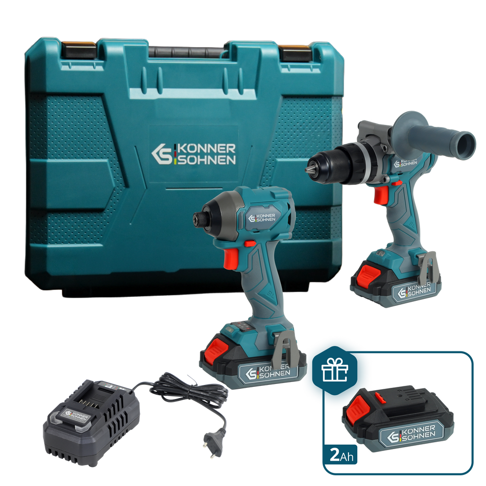 مجموعة ماستر لاسلكية 2 في 1 KS IDISD 20V SET 2