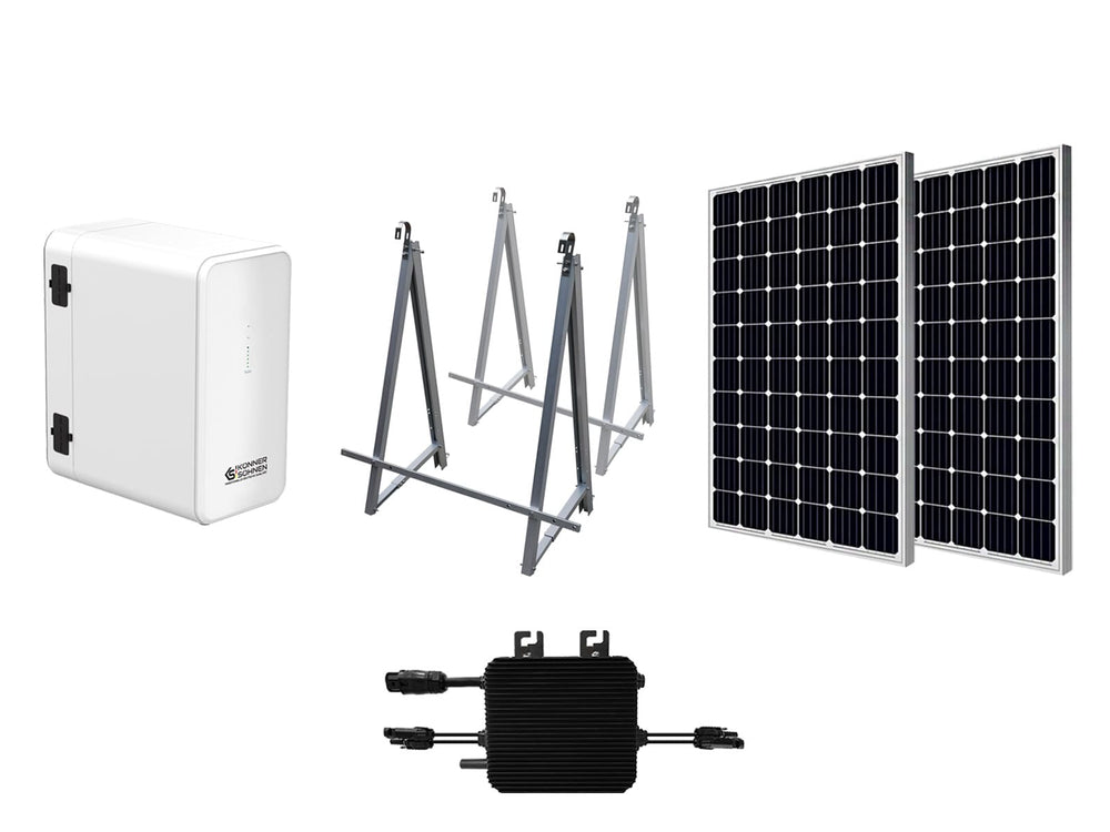 نظام الطاقة الشمسية للشرفة KS SBS800-SET4