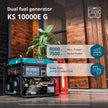 مولد غاز البترول المسال/البنزين "Könner & Söhnen" KS 10000E G thumbnail