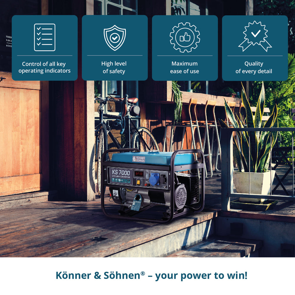 مولد بنزين "Könner & Söhnen" KS 7000