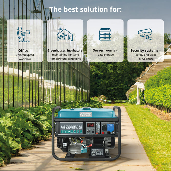 مولد بنزين "Könner & Söhnen" KS 7000E ATS