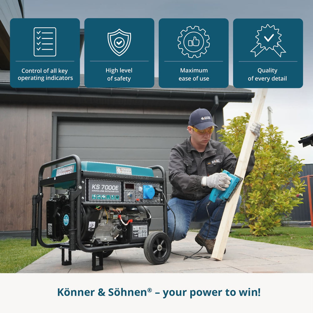 مولد بنزين "Könner & Söhnen" KS 7000E
