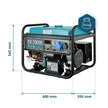 Gasoline generator "Könner & Söhnen" KS 7000E thumbnail