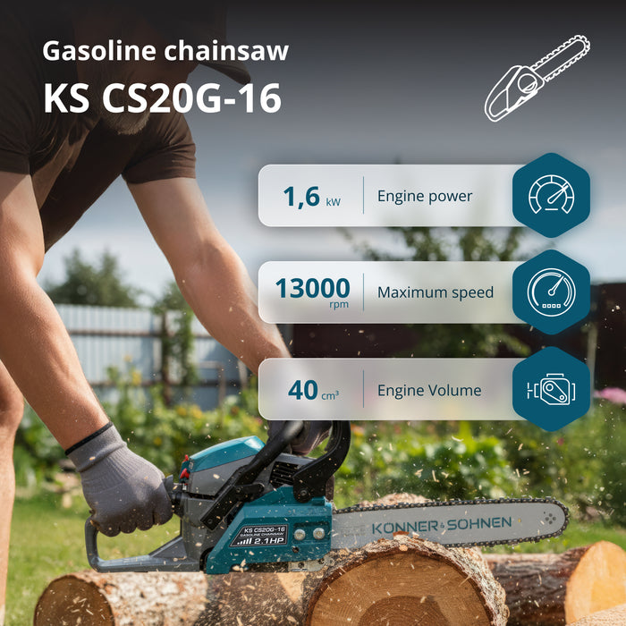 منشار سلسلة بنزين KS CS20G-16