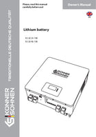 Lithium battery KS LB 24-100, KS LB 48-100