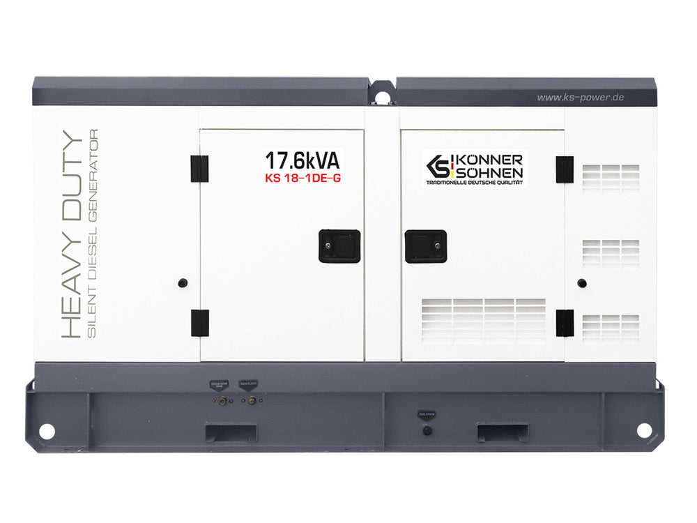 محطة طاقة ديزل أحادية الطور KS 18-1DE-G