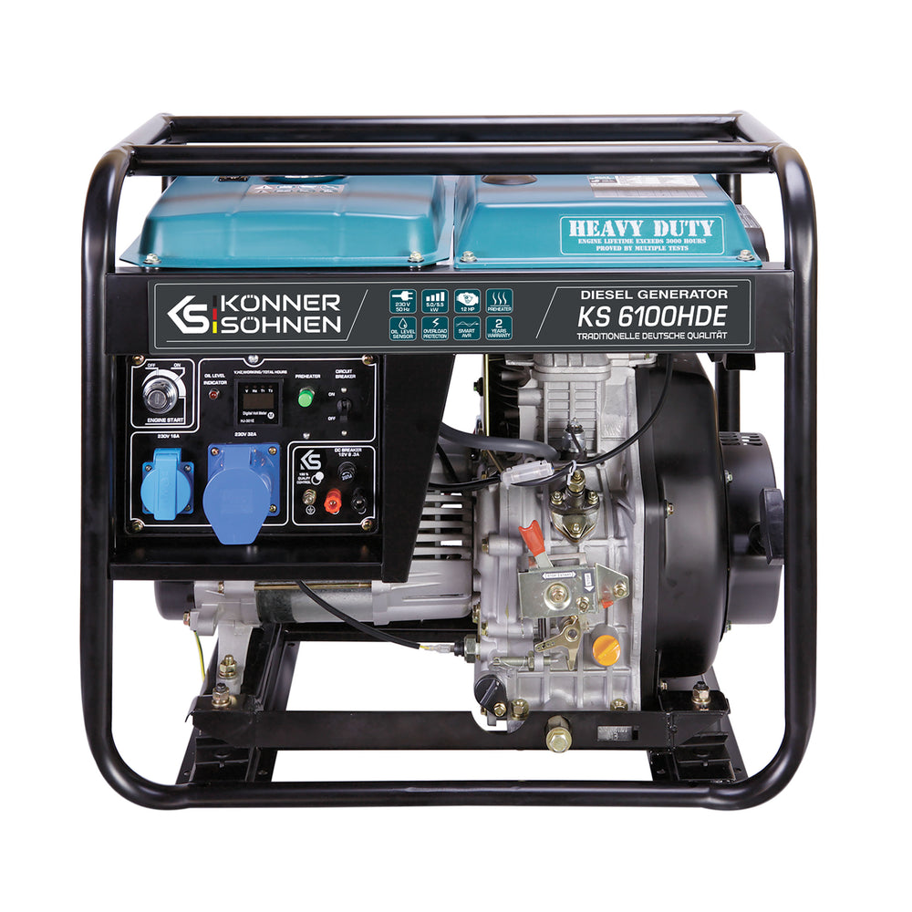 مولد ديزل "Könner & Söhnen" KS 6100HDE (EURO V)