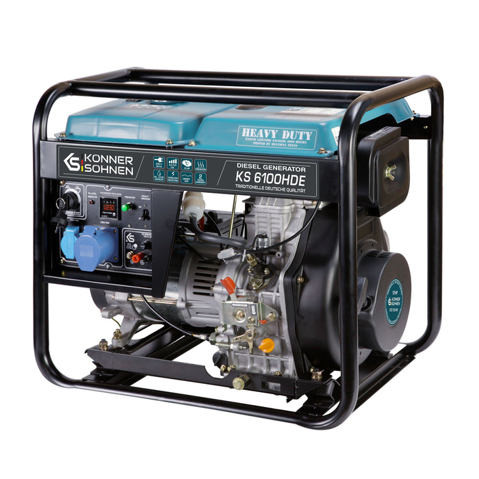 مولد ديزل "Könner & Söhnen" KS 6100HDE (EURO V)