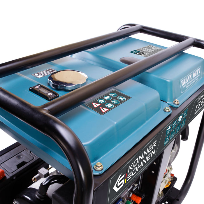 مولد ديزل "Könner & Söhnen" KS 6100HDE (EURO V)