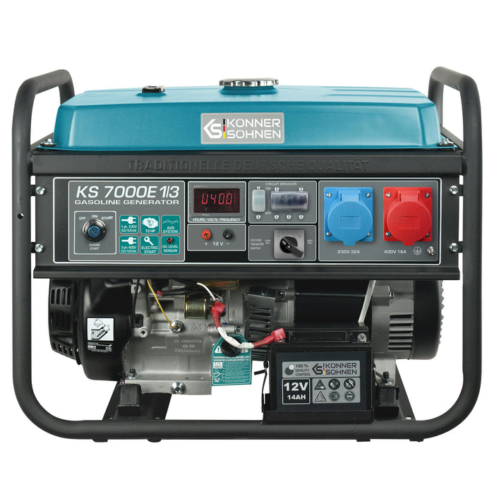 Gasoline generator "Könner & Söhnen" KS 7000E 1/3