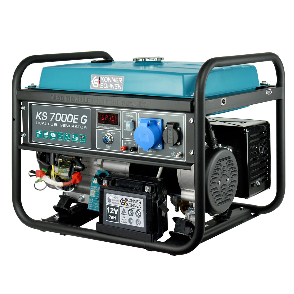مولد غاز البترول المسال/البنزين "Könner & Söhnen" KS 7000E G