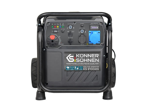 مولد عاكس يعمل بالغاز البترولي المسال/البنزين KS 8100iEG