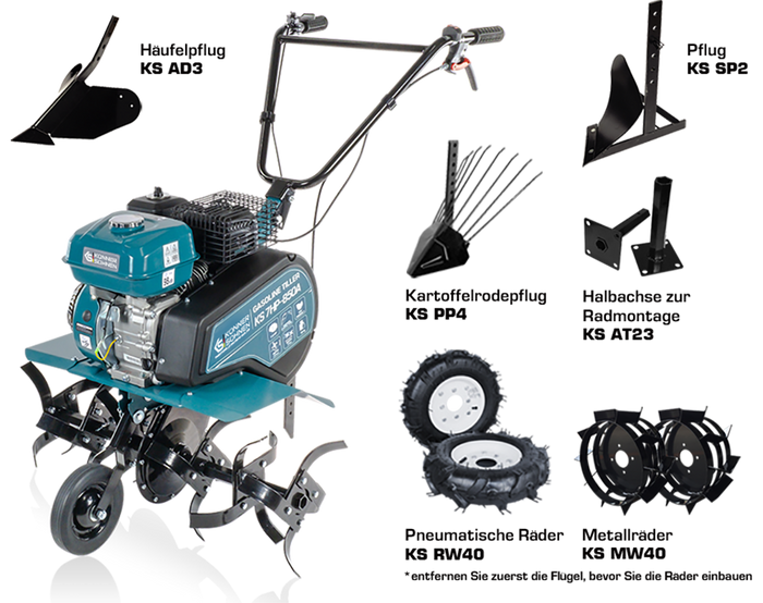 آلة حرث تعمل بالبنزين KS 7HP-850A